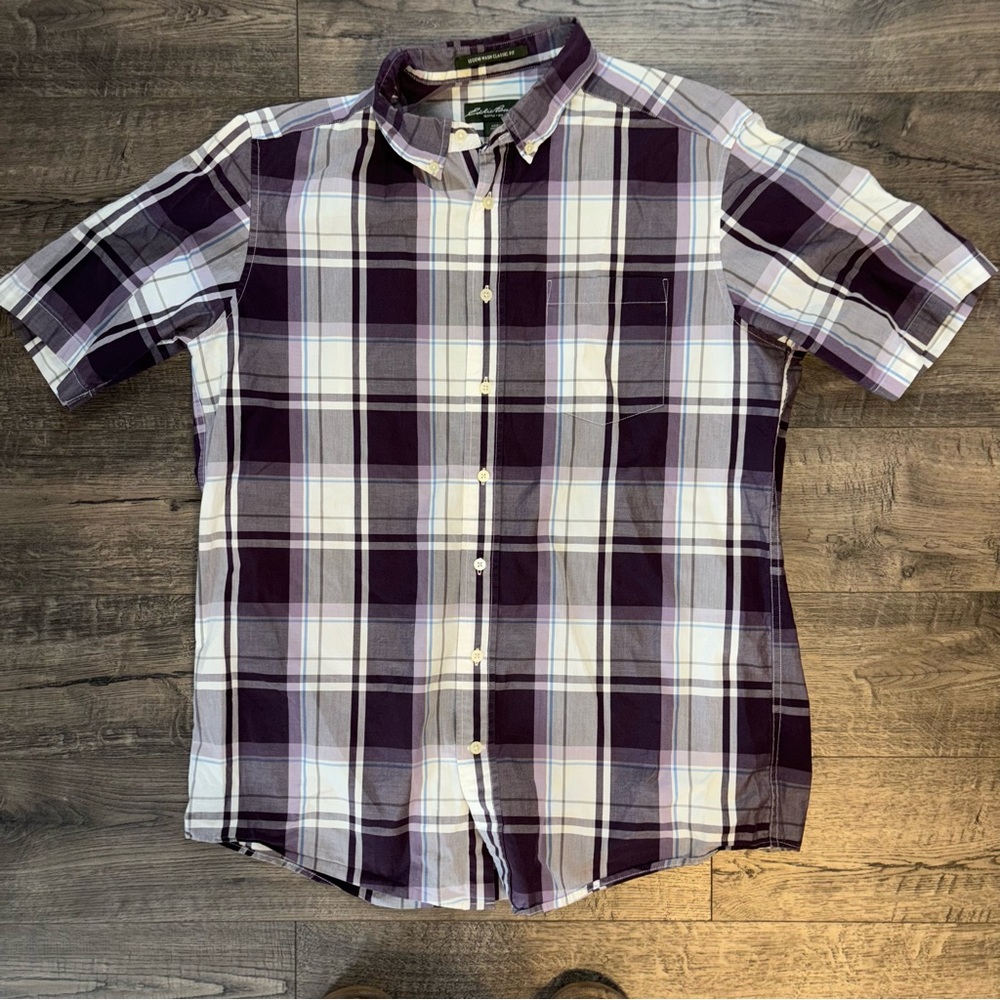 Dress shirt short sleeve Eddie Bauer